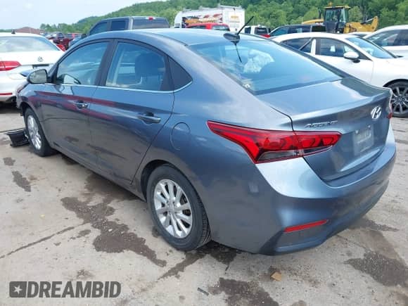 2019 Hyundai Accent SE with VIN 3KPC24A39KE047299, listed as a IAAI auction lot 42469289 with 93,753 mi miles and . Bid and sale history available at DreamBid. Image 3.