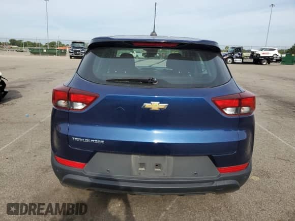 2022 Chevrolet TrailBlazer LS with VIN KL79MMS20NB015138, listed as a Copart auction lot 67446465 with 23,039 mi miles and Salvage title. Bid and sale history available at DreamBid. Image 6.