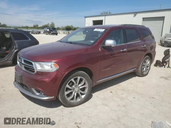 2018 Dodge Durango Citadel Anodized Platinum with VIN 1C4RDJEG7JC404677, listed as a Copart auction lot 70907675 with 157,706 mi miles and Salvage title. Bid and sale history available at DreamBid. Image 1.