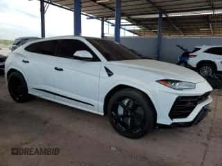 2020 Lamborghini Urus with VIN ZPBUA1ZL6LLA09928, listed as a Copart auction lot 58558635 with 18,349 mi miles and Salvage title. Bid and sale history available at DreamBid. Image 4.
