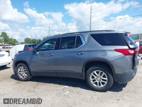 2019 Chevrolet Traverse LT z VIN 1GNERHKW0KJ195937, wystawiony jako IAAI lot #42948191 z przebiegiem 144 899 mil mil oraz . Historia ofert i sprzedaży dostępna na DreamBid. Obrazek 14.