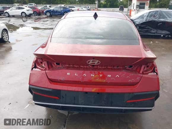 2024 Hyundai Elantra SEL with VIN KMHLS4DG6RU770890, listed as a IAAI auction lot 42989400 with 12,346 mi miles and . Bid and sale history available at DreamBid. Image 17.