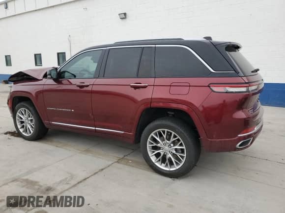 2022 Jeep Grand Cherokee Summit с VIN 1C4RJHEGXN8629699, выставлен на аукционе Copart как лот 44003925 с пробегом 53 381 миль миль и Списание • Salvage title. История ставок и продаж доступна на DreamBid. Изображение 2.