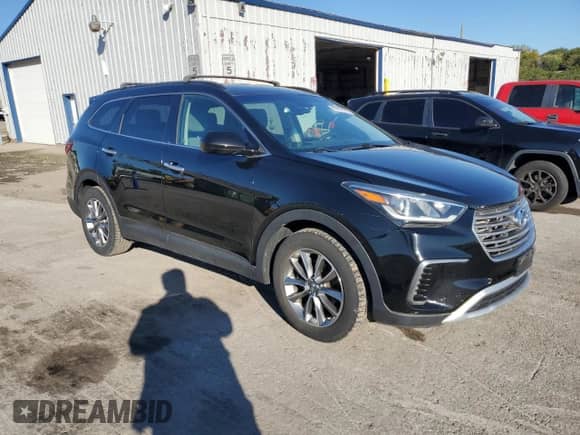 2017 Hyundai Santa Fe SE with VIN KM8SMDHF8HU184357, listed as a Copart auction lot 85887895 with 173,218 mi miles and Clean title. Bid and sale history available at DreamBid. Image 4.