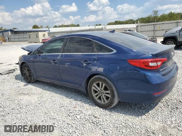 2017 Hyundai Sonata 2.4L with VIN 5NPE24AF7HH455565, listed as a Copart auction lot 80130795 with 142,837 mi miles and Salvage title. Bid and sale history available at DreamBid. Image 2.