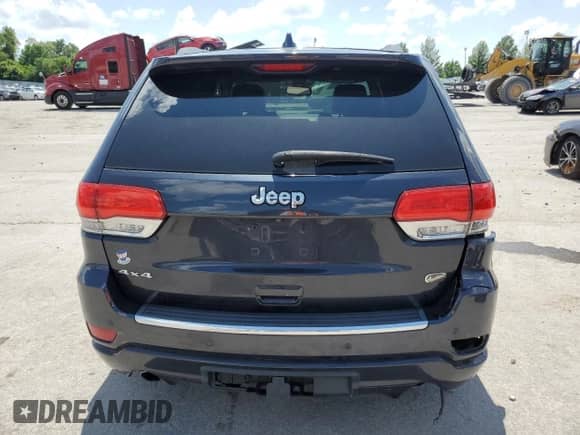 2016 Jeep Grand Cherokee Overland z VIN 1C4RJFCG9GC389584, wystawiony jako Copart lot #61002345 z przebiegiem 153 550 mil mil oraz Szkoda całkowita • Salvage title. Historia ofert i sprzedaży dostępna na DreamBid. Obrazek 6.