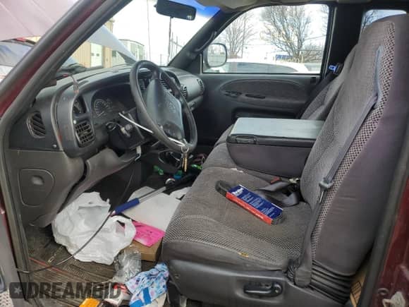 2000 Dodge 1500 with VIN 1B7HC13Y9YJ157209, listed as a Copart auction lot 47198055 with 142,848 mi miles and Salvage title. Bid and sale history available at DreamBid. Image 7.