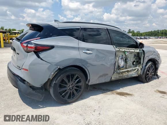 2023 Nissan Murano SV с VIN 5N1AZ2BJ5PC129822, выставлен на аукционе Copart как лот 71208785 с пробегом 46 695 миль миль и Списание • Salvage title. История ставок и продаж доступна на DreamBid. Изображение 3.