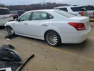 2014 Hyundai Equus Ultimate с VIN KMHGH4JH0EU075313, выставлен на аукционе Copart как лот 82769724 с пробегом 92 489 миль миль и Списание • Salvage title. История ставок и продаж доступна на DreamBid. Изображение 2.