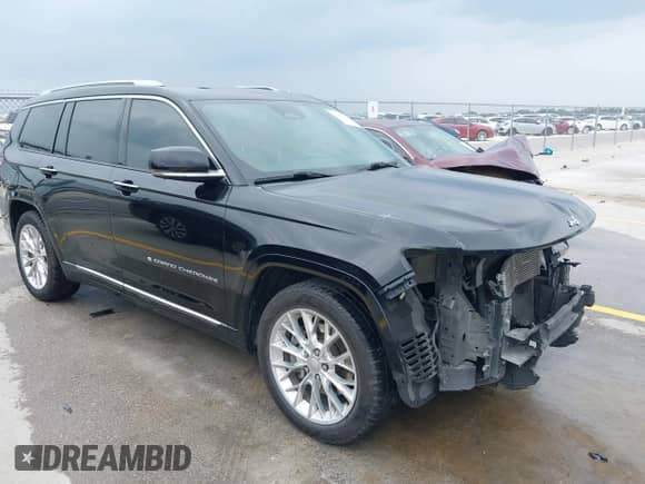 2021 Jeep Grand Cherokee Summit Reserve with VIN 1C4RJKEG8M8106466, listed as a IAAI auction lot 42283085 with 150,572 mi miles and . Bid and sale history available at DreamBid. Image 1.
