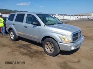 2005 Dodge Durango SLT with VIN 1D4HB48N25F577754, listed as a IAAI auction lot 42093002 with 249,607 mi miles and . Bid and sale history available at DreamBid. Image 1.