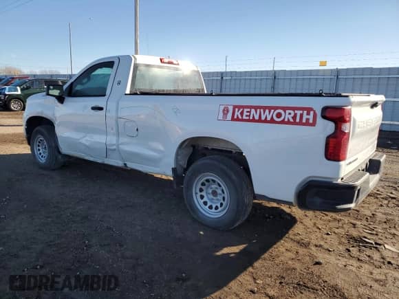 2022 Chevrolet Silverado 1500 Work Truck with VIN 3GCNAAEK7NG549636, listed as a Copart auction lot 75176904 with 33,239 mi miles and Salvage title. Bid and sale history available at DreamBid. Image 2.