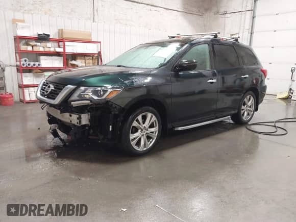 2019 Nissan Pathfinder SL with VIN 5N1DR2MM2KC583491, listed as a IAAI auction lot 41896619 with 110,893 mi miles and . Bid and sale history available at DreamBid. Image 2.