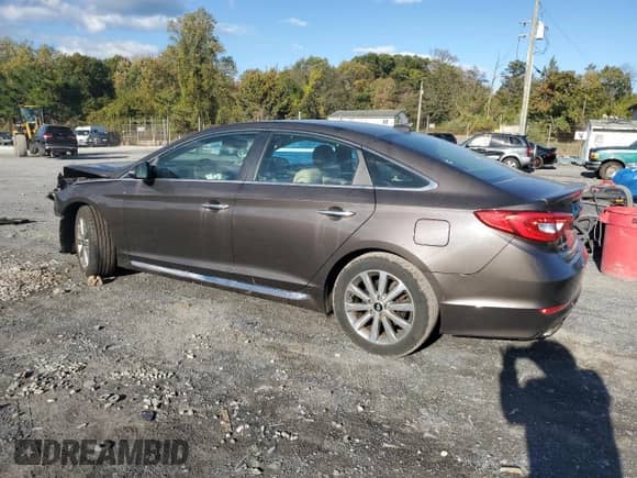 2017 Hyundai Sonata Sport z VIN 5NPE34AF6HH588508, wystawiony jako Copart lot #87419195 z przebiegiem 93 269 mil mil oraz Szkoda całkowita • Salvage title. Historia ofert i sprzedaży dostępna na DreamBid. Obrazek 2.