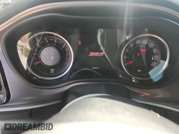 2020 Dodge Challenger R/T Scat Pack с VIN 2C3CDZFJ9LH106182, выставлен на аукционе Copart как лот 80397075 с пробегом 52 329 миль миль и На запчасти • Non repairable. История ставок и продаж доступна на DreamBid. Изображение 9.