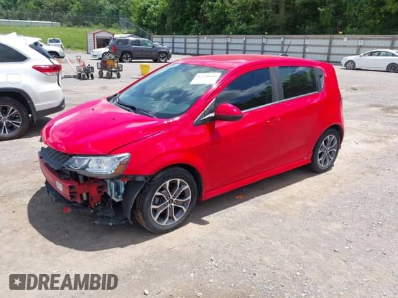 2018 Chevrolet Sonic LT with VIN 1G1JD6SH6J4120998, listed as a IAAI auction lot 42270614 with 56,587 mi miles and . Bid and sale history available at DreamBid. Image 2.