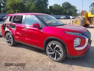 2022 Mitsubishi Outlander ES with VIN JA4J3TA85NZ041562, listed as a IAAI auction lot 43196445 with 46,887 mi miles and . Bid and sale history available at DreamBid. Image 1.