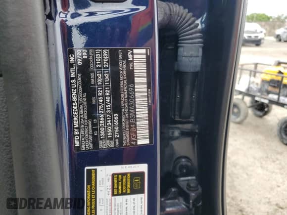 2021 Mercedes-Benz GLE 350 с VIN 4JGFB4JB3MA306696, выставлен на аукционе Copart как лот 80795115 с пробегом 43 905 миль миль и Списание • Salvage title. История ставок и продаж доступна на DreamBid. Изображение 13.