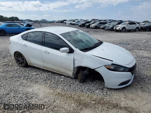 2016 Dodge Dart SE with VIN 1C3CDFAA2GD530957, listed as a Copart auction lot 71637925 with 107,364 mi miles and Salvage title. Bid and sale history available at DreamBid. Image 4.