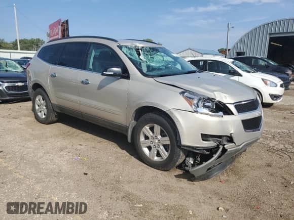 2012 Chevrolet Traverse 1LT z VIN 1GNKRGED4CJ159967, wystawiony jako Copart lot #71795055 z przebiegiem 100 283 mil mil oraz Szkoda całkowita • Salvage title. Historia ofert i sprzedaży dostępna na DreamBid. Obrazek 4.