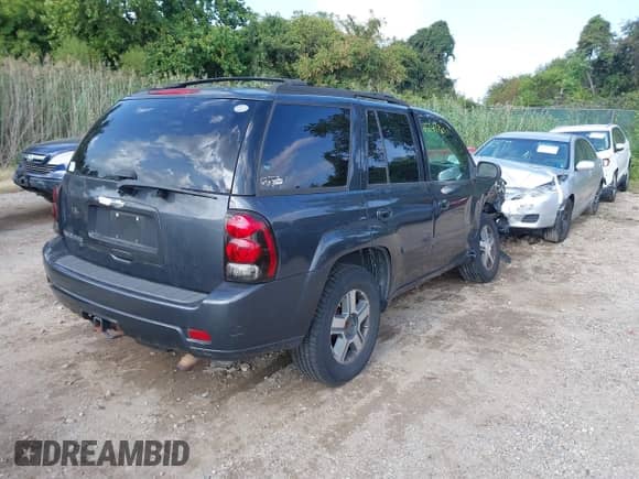 2007 Chevrolet TrailBlazer LS with VIN 1GNDT13SX72281256, listed as a IAAI auction lot 43247780 with 258,337 mi miles and . Bid and sale history available at DreamBid. Image 4.