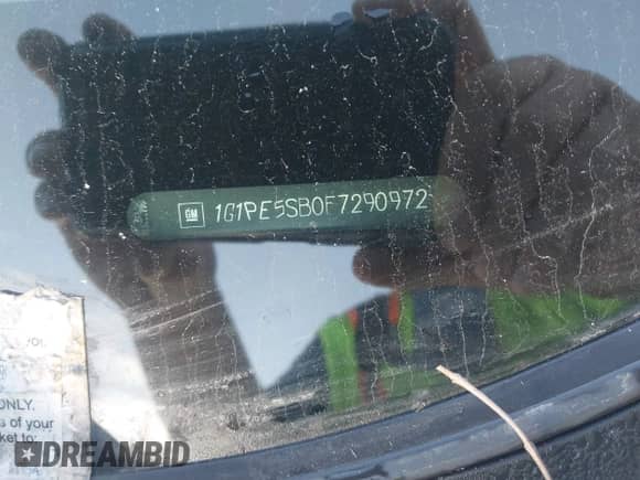 2015 Chevrolet Cruze LT z VIN 1G1PE5SB0F7290972, wystawiony jako IAAI lot #43078116 z przebiegiem Nie podano mil oraz . Historia ofert i sprzedaży dostępna na DreamBid. Obrazek 11.