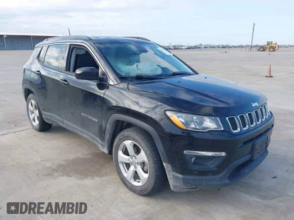 2020 Jeep Compass Latitude z VIN 3C4NJCBB7LT162363, wystawiony jako IAAI lot #41253878 z przebiegiem 68 313 mil mil oraz . Historia ofert i sprzedaży dostępna na DreamBid. Obrazek 1.