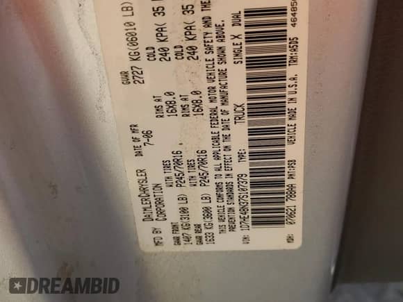 2007 Dodge Dakota SLT z VIN 1D7HE48N37S107379, wystawiony jako Copart lot #78156304 z przebiegiem 129 092 mil mil oraz Szkoda całkowita • Salvage title. Historia ofert i sprzedaży dostępna na DreamBid. Obrazek 14.
