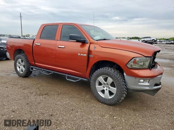 2009 Dodge 1500 Laramie with VIN 1D3HV13T39S750310, listed as a Copart auction lot 60681585 with 205,148 mi miles and Salvage title. Bid and sale history available at DreamBid. Image 4.