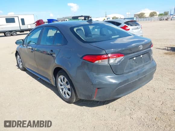 2024 Toyota Corolla LE with VIN 5YFB4MDE2RP193944, listed as a IAAI auction lot 43020580 with 21,866 mi miles and . Bid and sale history available at DreamBid. Image 3.
