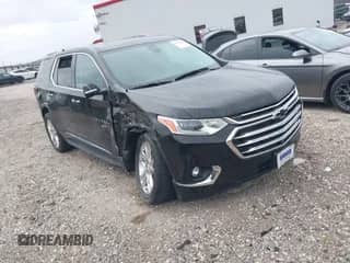 2021 Chevrolet Traverse High Country z VIN 1GNEVNKW4MJ165059, wystawiony jako IAAI lot #41887403 z przebiegiem 92 519 mil mil oraz . Historia ofert i sprzedaży dostępna na DreamBid. Obrazek 1.