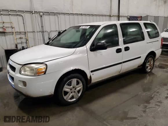 2008 Chevrolet Uplander LS Fleet с VIN 1GBDV13WX8D108594, выставлен на аукционе Copart как лот 86410695 с пробегом 72 256 миль миль и Чистый • Clean title. История ставок и продаж доступна на DreamBid. Изображение 1.