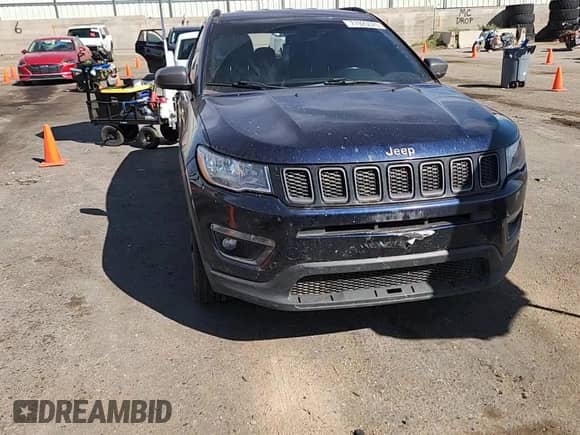 2021 Jeep Compass 80th Anniversary with VIN 3C4NJDEB0MT589497, listed as a Copart auction lot 71925025 with 93,232 mi miles and Salvage title. Bid and sale history available at DreamBid. Image 14.