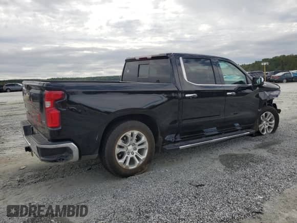 2023 Chevrolet Silverado 1500 LTZ с VIN 2GCUDGED7P1150891, выставлен на аукционе Copart как лот 84211915 с пробегом 21 952 миль миль и Списание • Salvage title. История ставок и продаж доступна на DreamBid. Изображение 3.