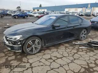 2017 BMW 7 Series with VIN WBA7B0C31HG527138, listed as a Copart auction lot 83545034 with 46,370 mi miles and Clean title. Bid and sale history available at DreamBid. Image 1.