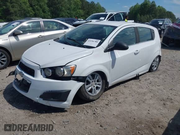 2016 Chevrolet Sonic LT with VIN 1G1JC6SH2G4106723, listed as a IAAI auction lot 42196780 with 107,275 mi miles and . Bid and sale history available at DreamBid. Image 2.