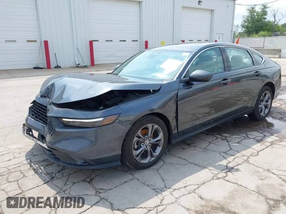 2024 Honda Accord EX with VIN 1HGCY1F36RA051122, listed as a IAAI auction lot 43027239 with 17,169 mi miles and . Bid and sale history available at DreamBid. Image 17.