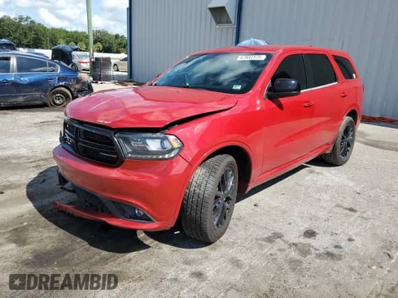 2015 Dodge Durango SXT with VIN 1C4RDHAG8FC194144, listed as a Copart auction lot 67842125 with 163,901 mi miles and Salvage title. Bid and sale history available at DreamBid. Image 1.