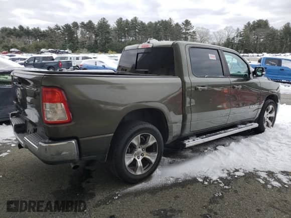 2021 Ram 1500 Big Horn with VIN 1C6RREFG9MN543345, listed as a Copart auction lot 44691635 with 70,051 mi miles and Clean title. Bid and sale history available at DreamBid. Image 3.