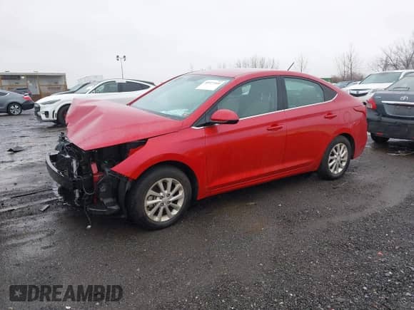 2022 Hyundai Accent SE z VIN 3KPC24A69NE180546, wystawiony jako IAAI lot #40977460 z przebiegiem 16 559 mil mil oraz . Historia ofert i sprzedaży dostępna na DreamBid. Obrazek 18.