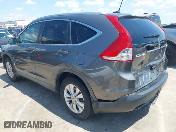 2014 Honda CR-V EX-L with VIN 2HKRM4H75EH650313, listed as a IAAI auction lot 43012863 with 130,543 mi miles and . Bid and sale history available at DreamBid. Image 3.