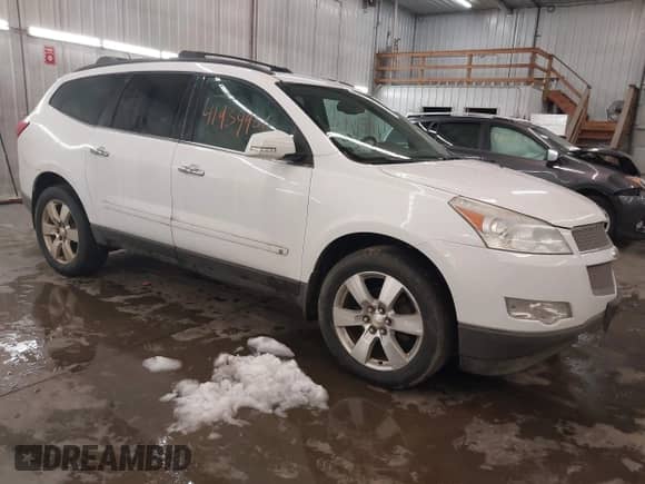 2009 Chevrolet Traverse LTZ with VIN 1GNEV33D49S110128, listed as a IAAI auction lot 41934906 with 202,997 mi miles and . Bid and sale history available at DreamBid. Image 1.