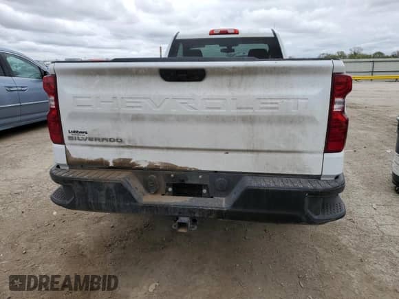 2022 Chevrolet Silverado 1500 Work Truck with VIN 3GCNWAEK9NG185348, listed as a Copart auction lot 51821065 with 45,575 mi miles and Salvage title. Bid and sale history available at DreamBid. Image 6.