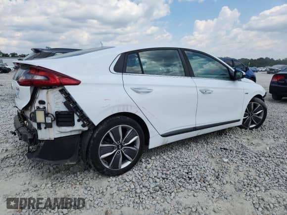 2018 Hyundai Ioniq Limited z VIN KMHC85LCXJU091700, wystawiony jako Copart lot #71007215 z przebiegiem 135 586 mil mil oraz Szkoda całkowita • Salvage title. Historia ofert i sprzedaży dostępna na DreamBid. Obrazek 3.