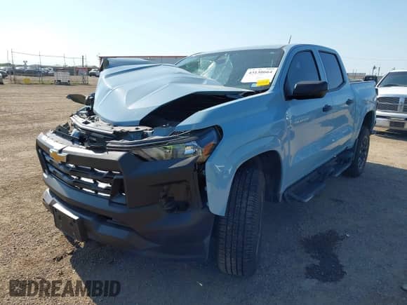 2025 Chevrolet Colorado 2WD Work Truck with VIN 1GCPSBEK0S1188398, listed as a IAAI auction lot 43130664 with 8,364 mi miles and . Bid and sale history available at DreamBid. Image 2.