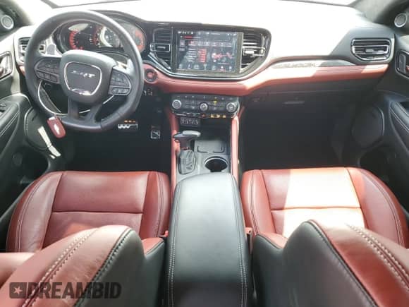 2024 Dodge Durango SRT Hellcat Premium with VIN 1C4SDJH98RC228524, listed as a Copart auction lot 57474325 with 5,528 mi miles and Salvage title. Bid and sale history available at DreamBid. Image 8.