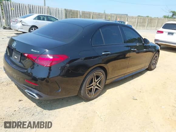 2023 Mercedes-Benz C 300 with VIN W1KAF4HB4PR143139, listed as a IAAI auction lot 42681184 with 33,510 mi miles and . Bid and sale history available at DreamBid. Image 4.