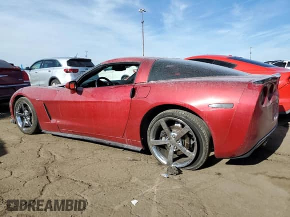 2010 Chevrolet Corvette 1LT with VIN 1G1YE2DW7A5101466, listed as a Copart auction lot 77403254 with 46,060 mi miles and Salvage title. Bid and sale history available at DreamBid. Image 2.