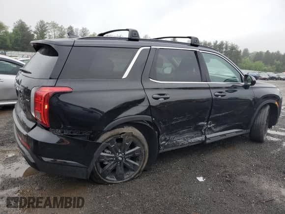 2024 Hyundai Palisade XRT with VIN KM8R3DGEXRU754807, listed as a Copart auction lot 56949805 with 16,217 mi miles and Salvage title. Bid and sale history available at DreamBid. Image 3.