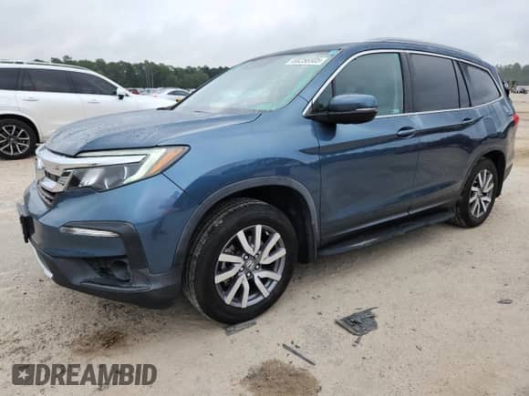 2019 Honda Pilot EX-L с VIN 5FNYF5H59KB043657, выставлен на аукционе Copart как лот 80256805 с пробегом 76 572 миль миль и Чистый • Clean title. История ставок и продаж доступна на DreamBid. Изображение 1.